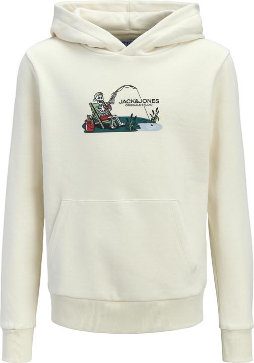 Actual product image Jack & Jones Jorskull Nature Sweat Hood Sn Jnr (176)