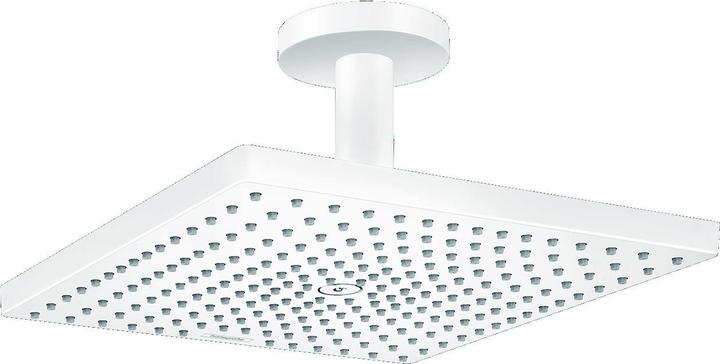 hansgrohe Raindance E 300 Kopfbrause mit Deckenanschluss (mattweiss) (1 Strahlarten, 19 l/min)
