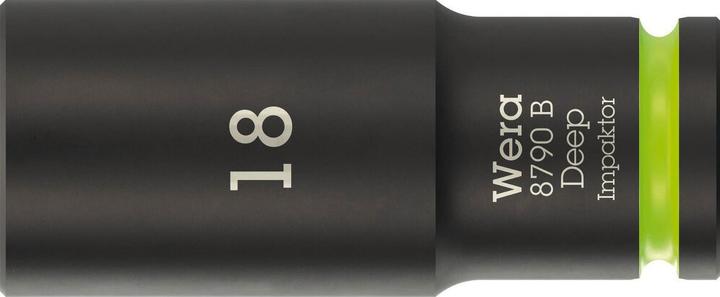 Actual product image Wera 8790 B Impaktor Deep SW Steckschlüssel 3/8, 18mm (18 mm)