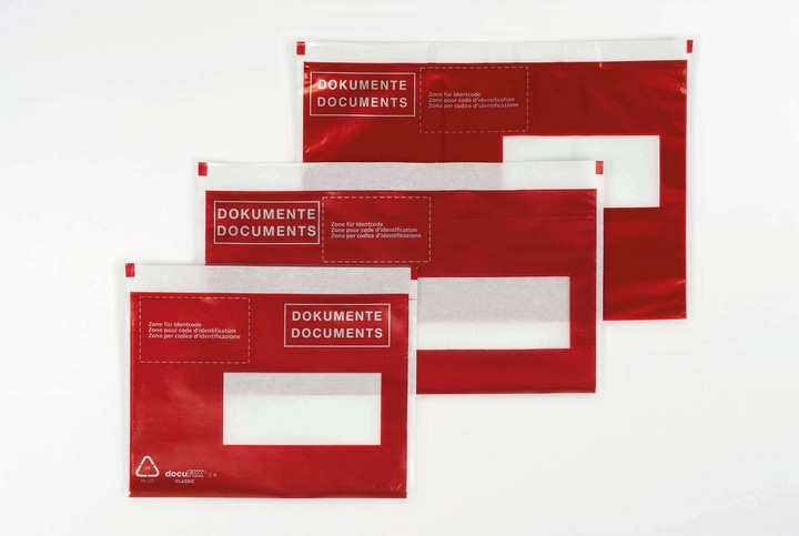 Immagine prodotto Docufix Buste portadocumenti con finestra a destra C6/5, conformi alle norme postali (C6/5)