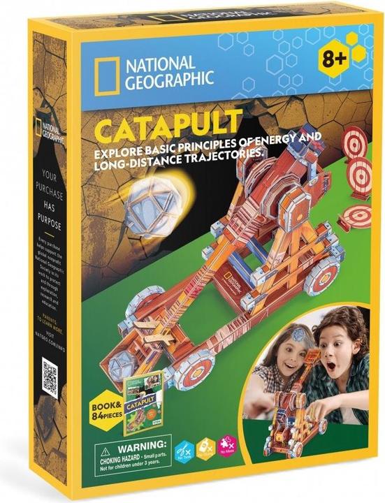 Actual product image Cubicfun Puzzle 3D National Geographic Catapult (84 pieces)