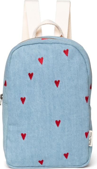 Studio Noos Denim Hearts Mini Rucksack