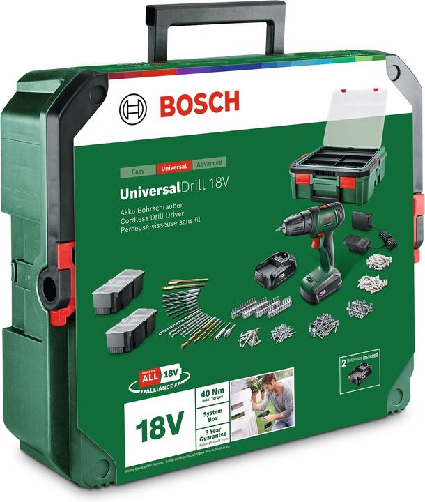 Immagine prodotto Bosch Home & Garden Kit UniversalDrill 18 V