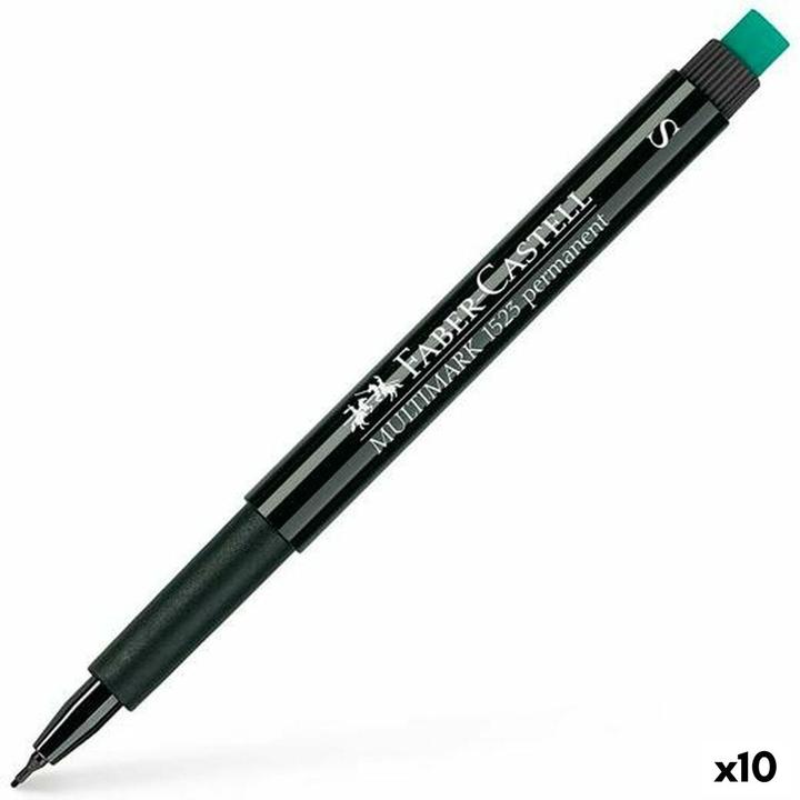 Faber-Castell 152399 Marqueur permanent noir 1 pièce(s) (Noir, 0.40 mm, 10 x)