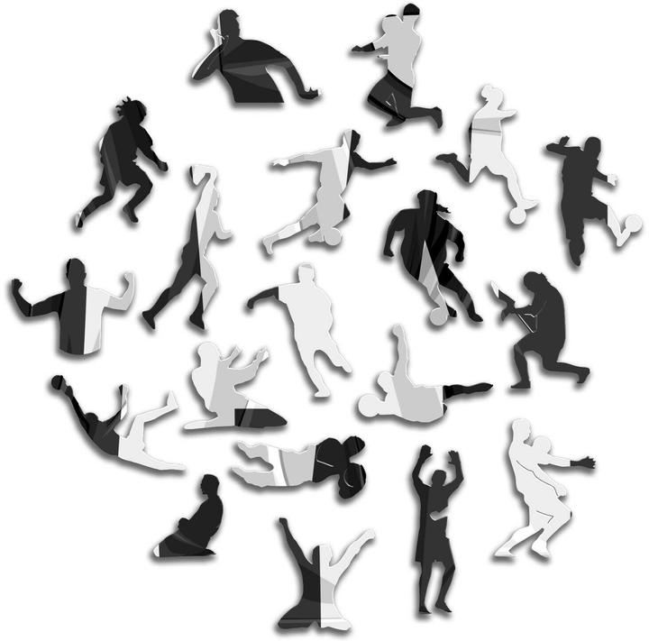 Image du produit Iconic Juventus FC - Maillot - Puzzle en bois Taille M (270 pièces) (270 pièces)