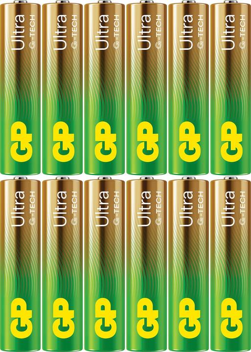 Image du produit GP Batteries Gp Ultra Alcaline Aaa/Lr03 (12 pcs, AAA)