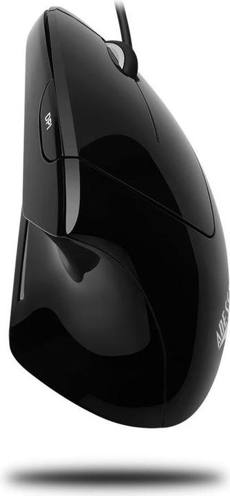 Actual product image Adesso iMouse E1, Rechtshandig, Optisch, USB Type-A, 1600 DPI, Zwart (Cable)