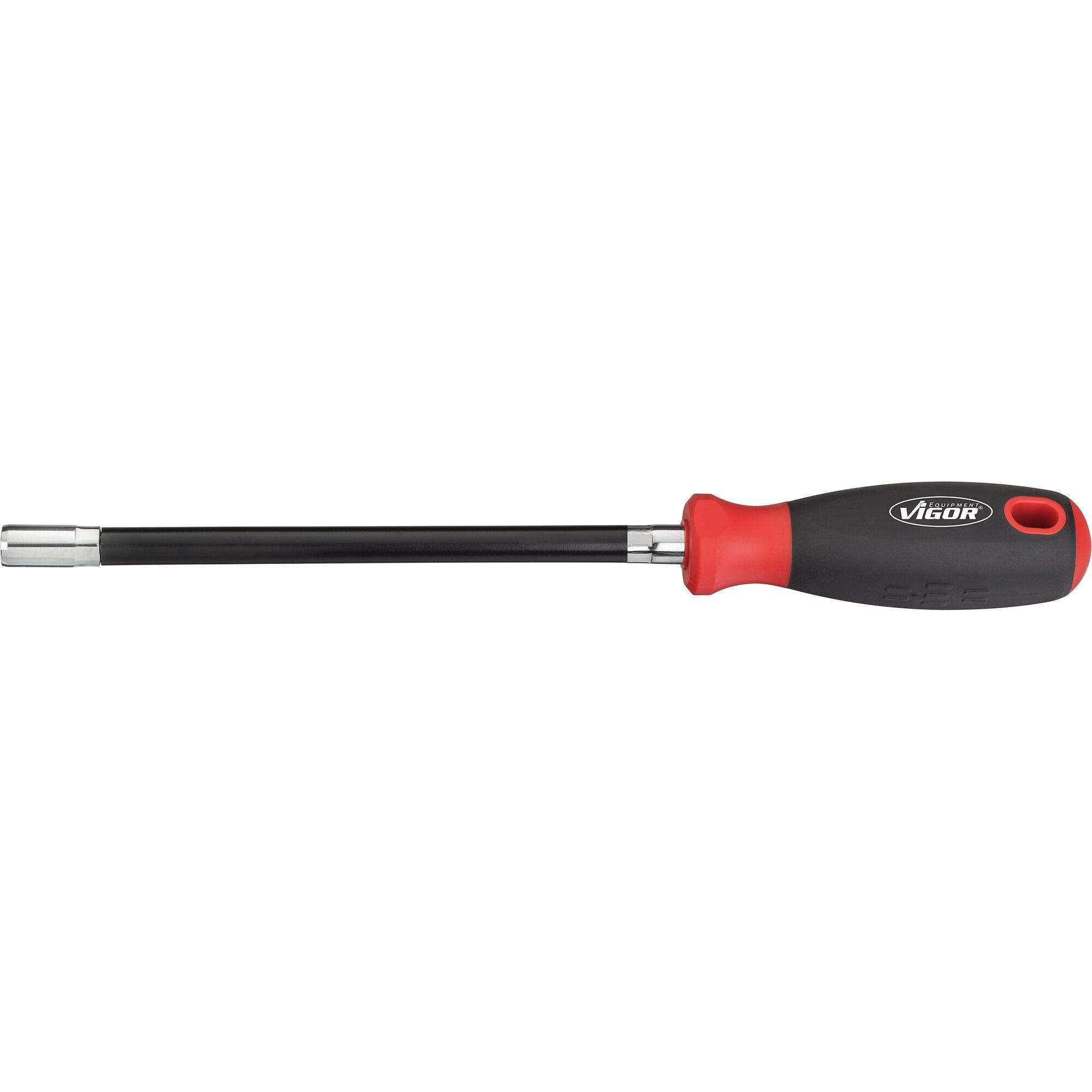 Vigor, Schraubenzieher, Schraubendreher ∙ flexibel ∙ V4666 ∙ Aussen Sechskant Profil ∙ 8 mm (Aussensechskant)