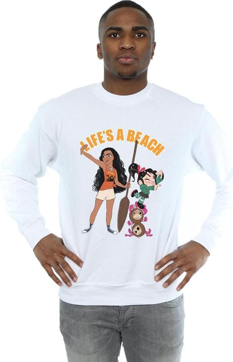 Immagine prodotto Disney Wreck It Ralph Moana And Vanellope Felpa Uomo (3XL)