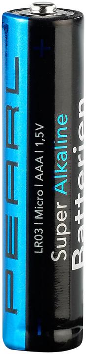 Actual product image Pearl Super alkaline batteries type AAA / Micro, 1.5 Volt, 20 pieces (20 pcs., AAA, 1.25 mAh)