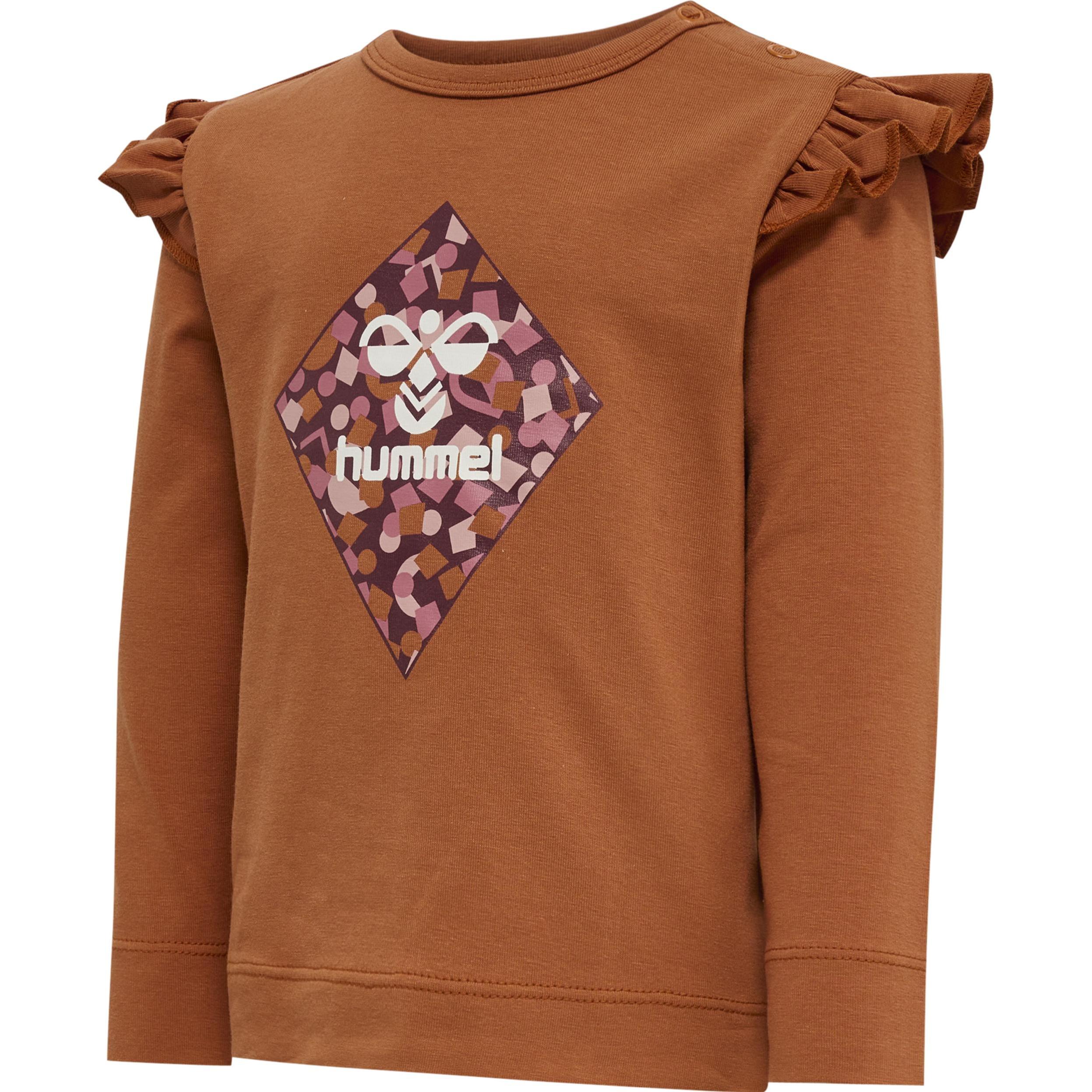 hummel, Mädchen, Sportshirt, Hmlcilja T-Shirt L/S (86), Orange, 86