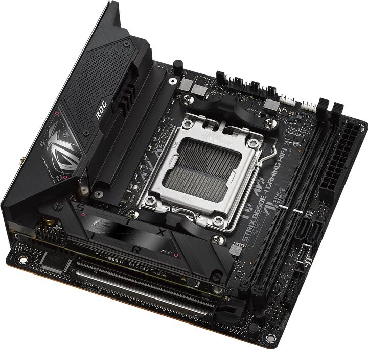 Actual product image ASUS ROG STRIX B650E-I GAMING WIFI (AM5, AMD B650E, Mini-ITX)