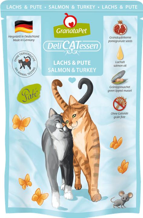 Produktbild Granatapet Delicatessen Pouch Lachs & Pute (Adult, 1 Stk., 85 g)