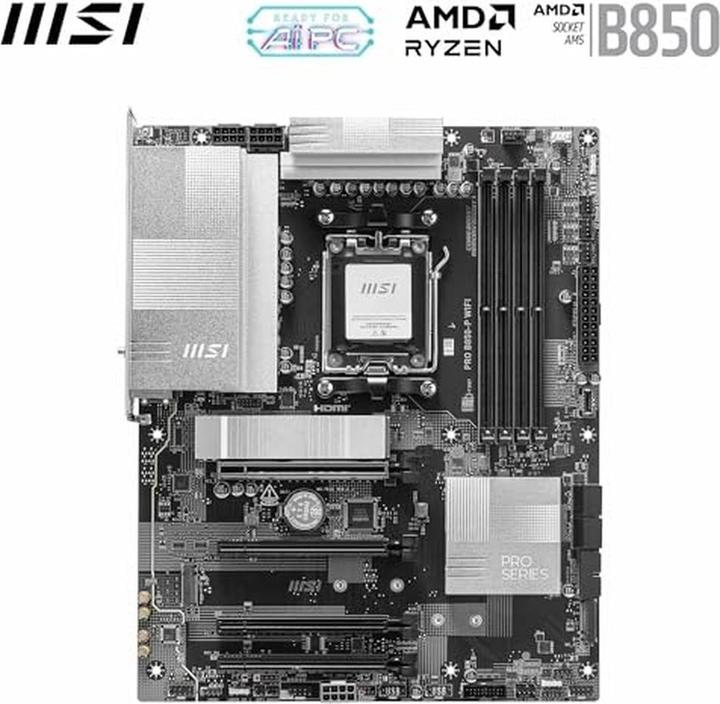 Produktbild MSI PRO B850-P WIFI (AM5, AMD B850, ATX)