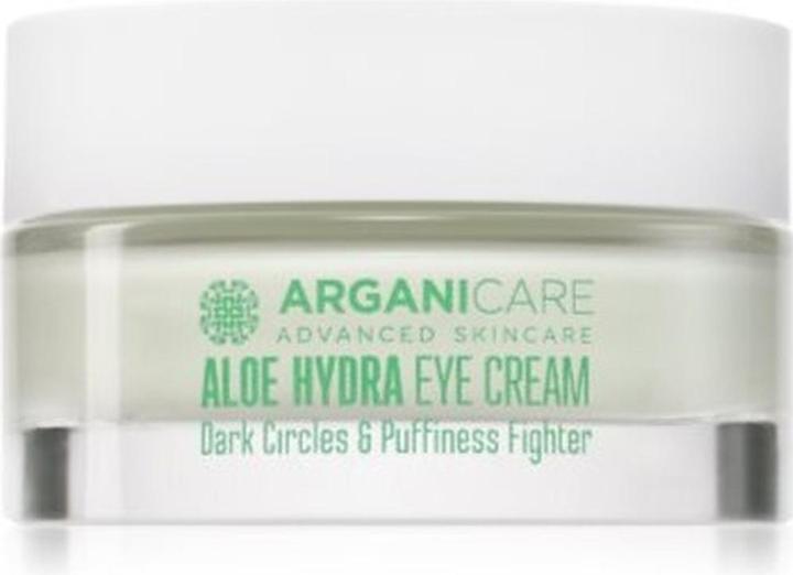 Arganicare Aloe Hydra Augencreme - Anti-Falten Augencreme, 30 ml (Augenpflege Crème, 30 ml, Tag)