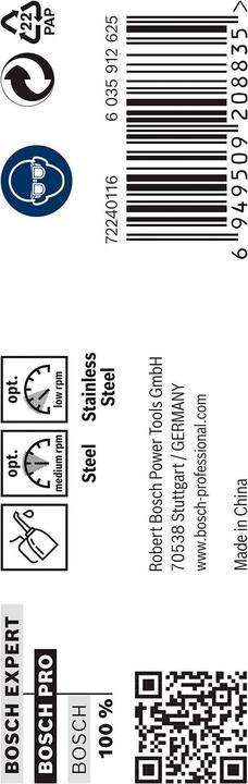 Actual product image Bosch Professional Zubehör Metal drill bits HSS-Co, DIN 338. For rotary drills/drivers (7.8 mm)