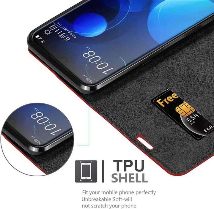 Actual product image Cadorabo Book Invisible Magnet Cover (HTC Desire 19+)