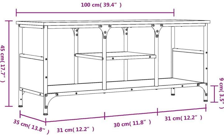 Produktbild VidaXL Anaya (100 x 45 cm)