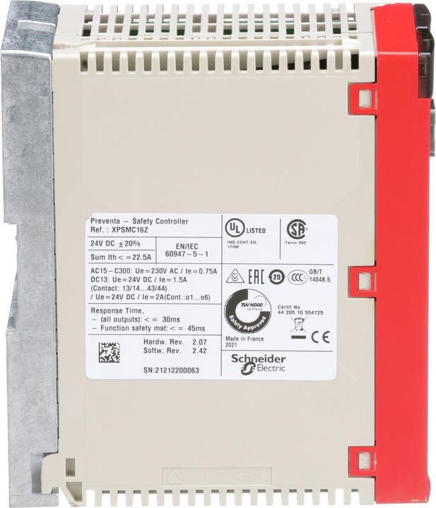 Produktbild Schneider Electric Sicherheitscontroller 16 Eingänge