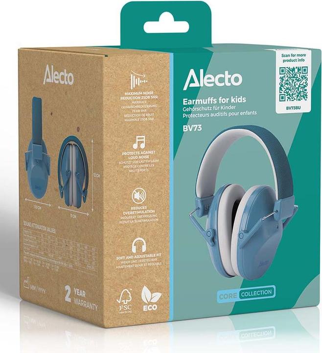 Productafbeelding Alecto Gehoorbescherming voor kinderen blauw (1x)