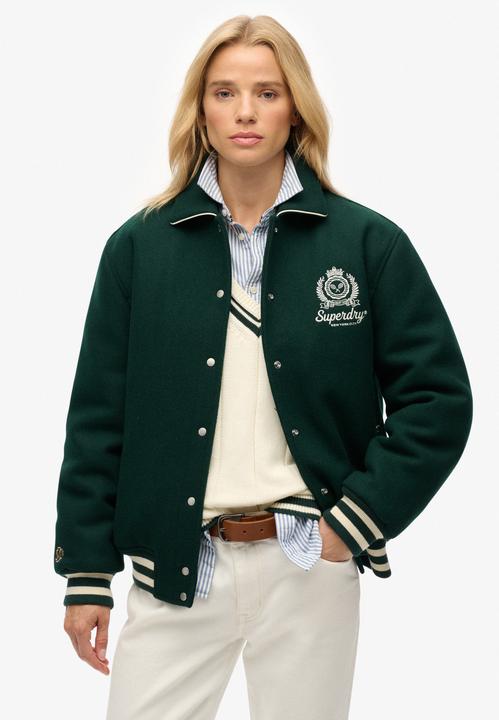 Actual product image Superdry Country Club Wool Blend Bomber Jacket (M)