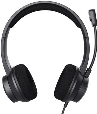 Actual product image Trust HS-260 USB-ENC PC HEADSET (Cable, USB-A)