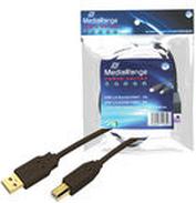 Image du produit MediaRange USB type A - USB type B (3 m, USB 2.0)