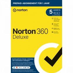 NortonLifeLock 360 Deluxe (5 User, 5 Geräte/User, 12 Monate)