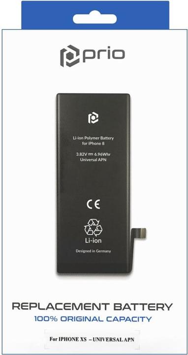 Actual product image prio Battery cell for iPhone Xs (without flex cable)