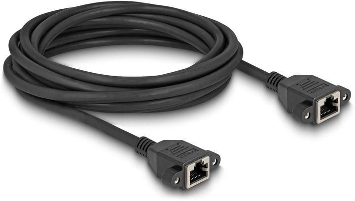 Image du produit Delock Netzwerk Verlängerungskabel S/FTP RJ45 Buchse zu RJ45 (S/FTP, CAT6a, 5 m)