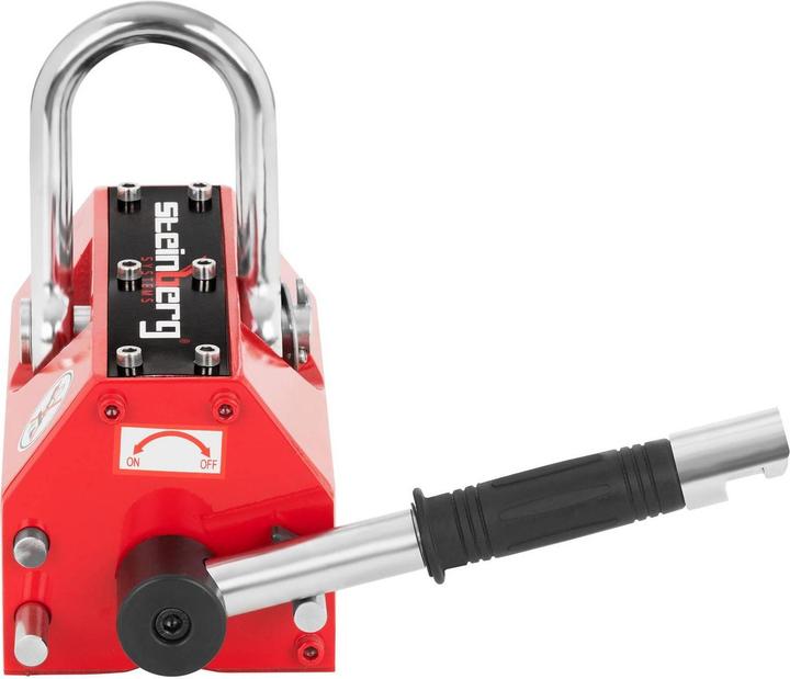 Produktbild Steinberg HubMagnet 600 Kg 0 6 T HebeMagnet Lasthebemagnet Neodym Magnet Kran Kranmagnet (1x)