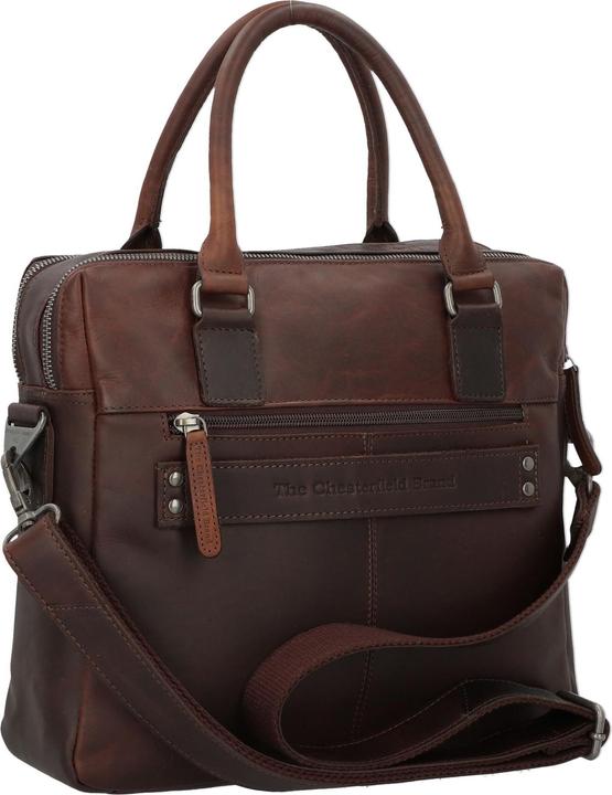 Actual product image The Chesterfield Brand Chesterfield Brand Leren Laptoptas Bruin Santiago (14.17")