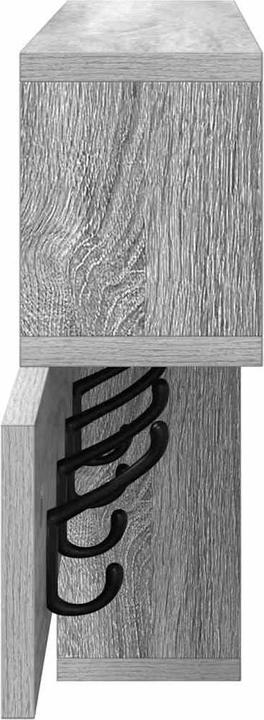 Actual product image vidaXL Wall-mounted clothes rack