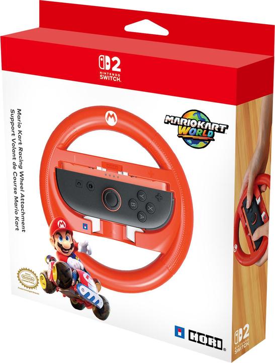Image du produit HORI Attache de roue Mario Kart - Mario (Switch, Switch 2, Switch OLED)