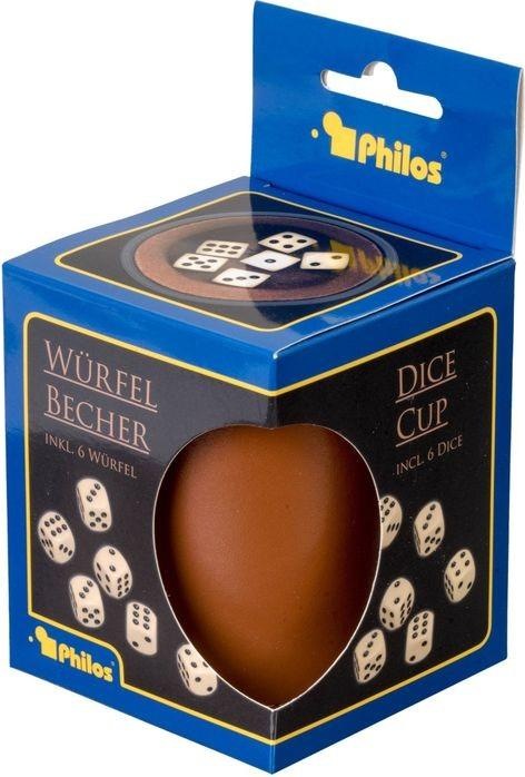 Actual product image Philos Dice cup incl dice