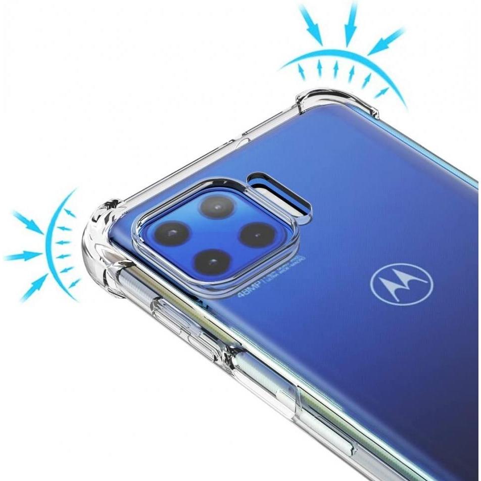 Thumbnail - Screenguard Motorola Moto G 5G Plus Hülle Crystal Soft Airbag Bumper (Motorola Moto G 5G Plus), Smartphone Hülle, Transp...