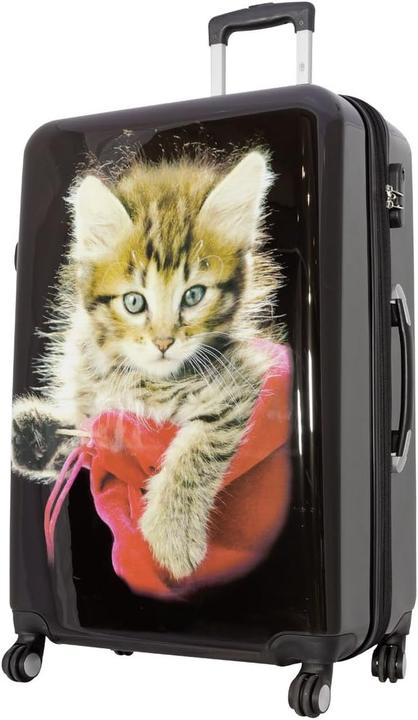 Immagine prodotto Trendyshop365 Grosser Hartschalenkoffer mit Katzenmotiv (94L) (94 l)