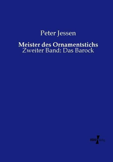 Produktbild Meister des Ornamentstichs (Deutsch, Peter Jessen, 2015)