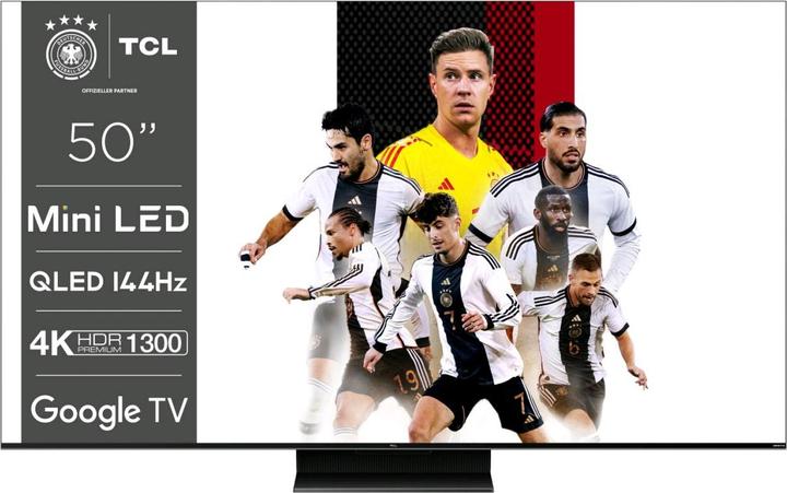 Image du produit TCL 50C803 Mini-téléviseur LED 4K QLED 126 cm (50) (50", Mini-LED, 4K, 2023)