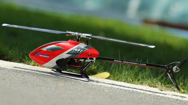 Actual product image OMP Hobby Helicopter M1 EVO Flybarless, 3D, Red BNF