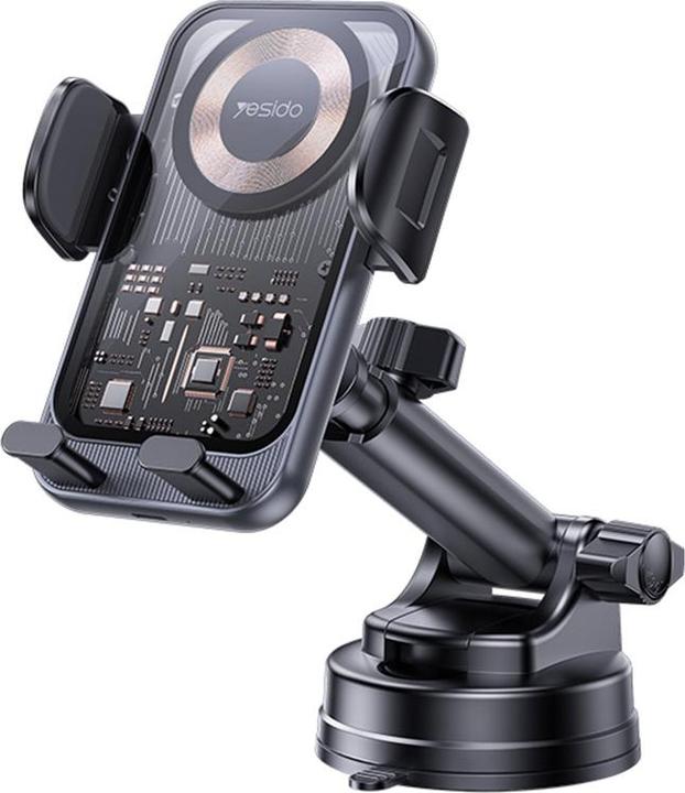 Actual product image Yesido 15W Suction Cup Car Wireless Charging Holder