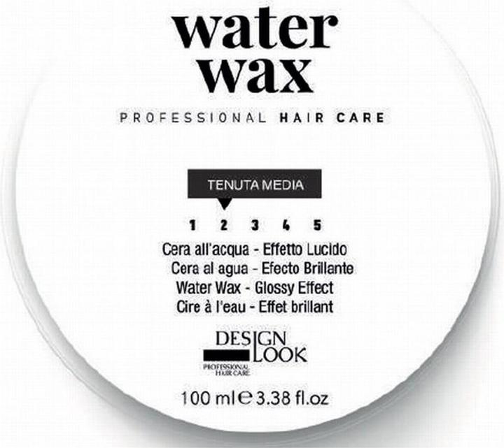 Design Look Water Wax Hair Styling Wax Strength 2 100ml - (Haargel, 100 ml)