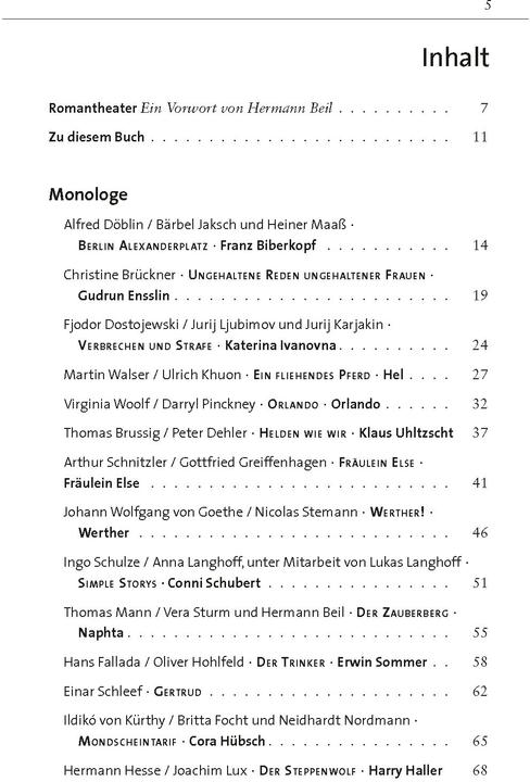 Produktbild 33 Monologe aus Romanen (Deutsch, Hermann Beil, Sabine Bayerl, 2014)