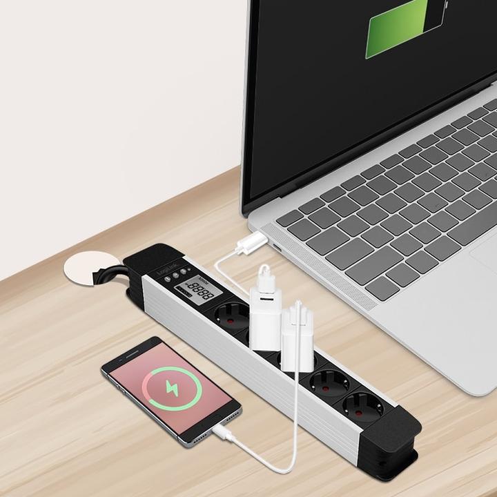 Produktbild LogiLink Prüfen (5 x, CEE 7/3, 1.40 m)