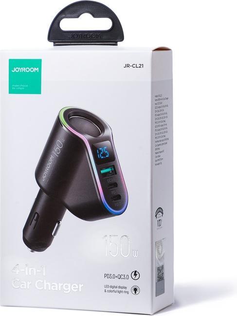 Actual product image Joyroom 150W 4-in-1 Car Charger