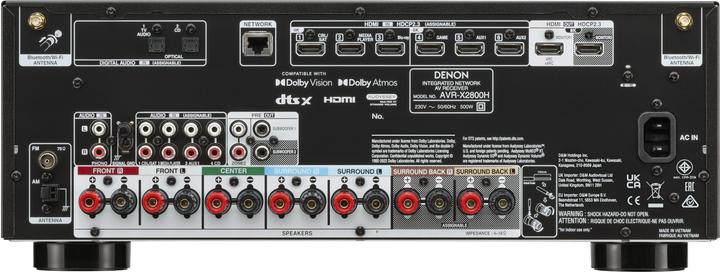 Produktbild Denon AVR-X2800H (7.2 Kanal, AM, FM, DAB)