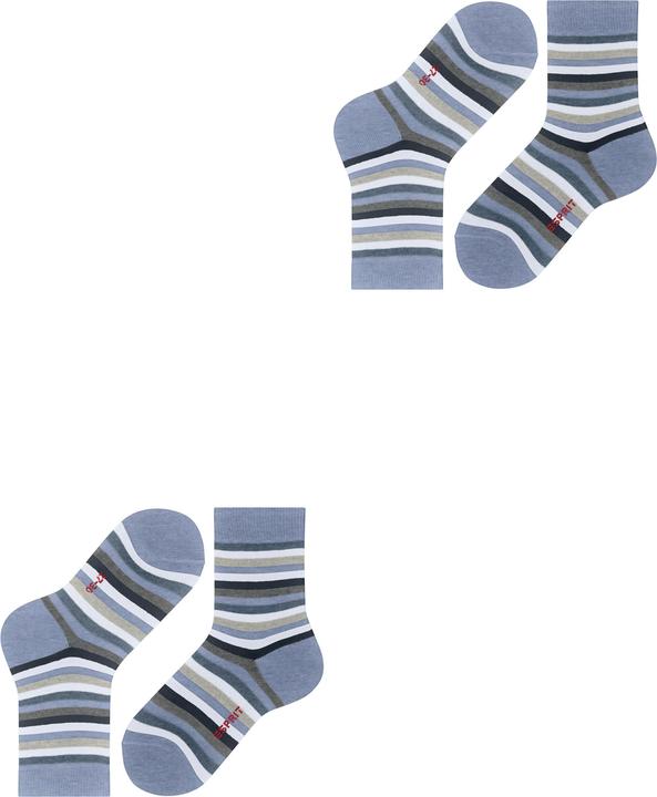 Produktbild Esprit Happy Stripe 2-Pack Baumwollsocken (2er Pack, 35 - 38)