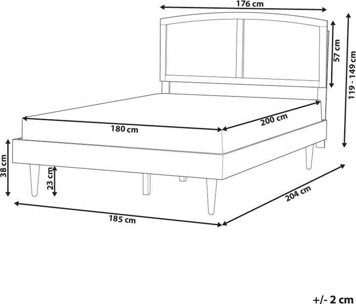 Actual product image Beliani Varzy (180 x 200 cm)