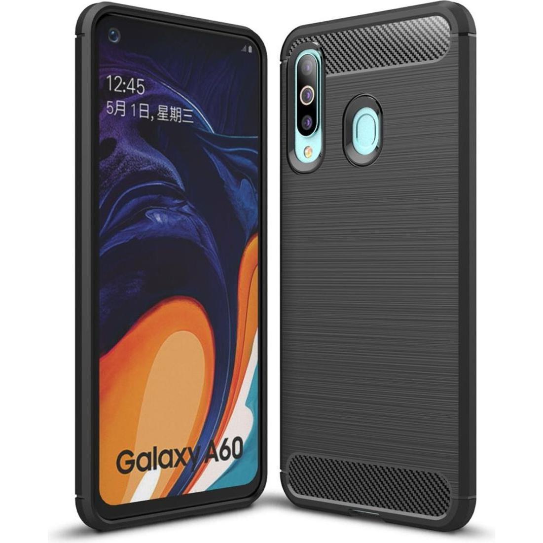 König Design Handyhülle für Samsung Galaxy A60 Schutzcase Backcover Bumper Etuis Case Schwarz (Samsung Galaxy A60), Smar...