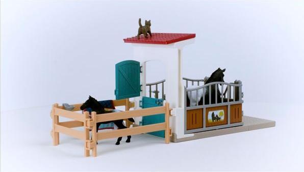 Produktbild Schleich Pferdebox mit Stute und Fohlen
